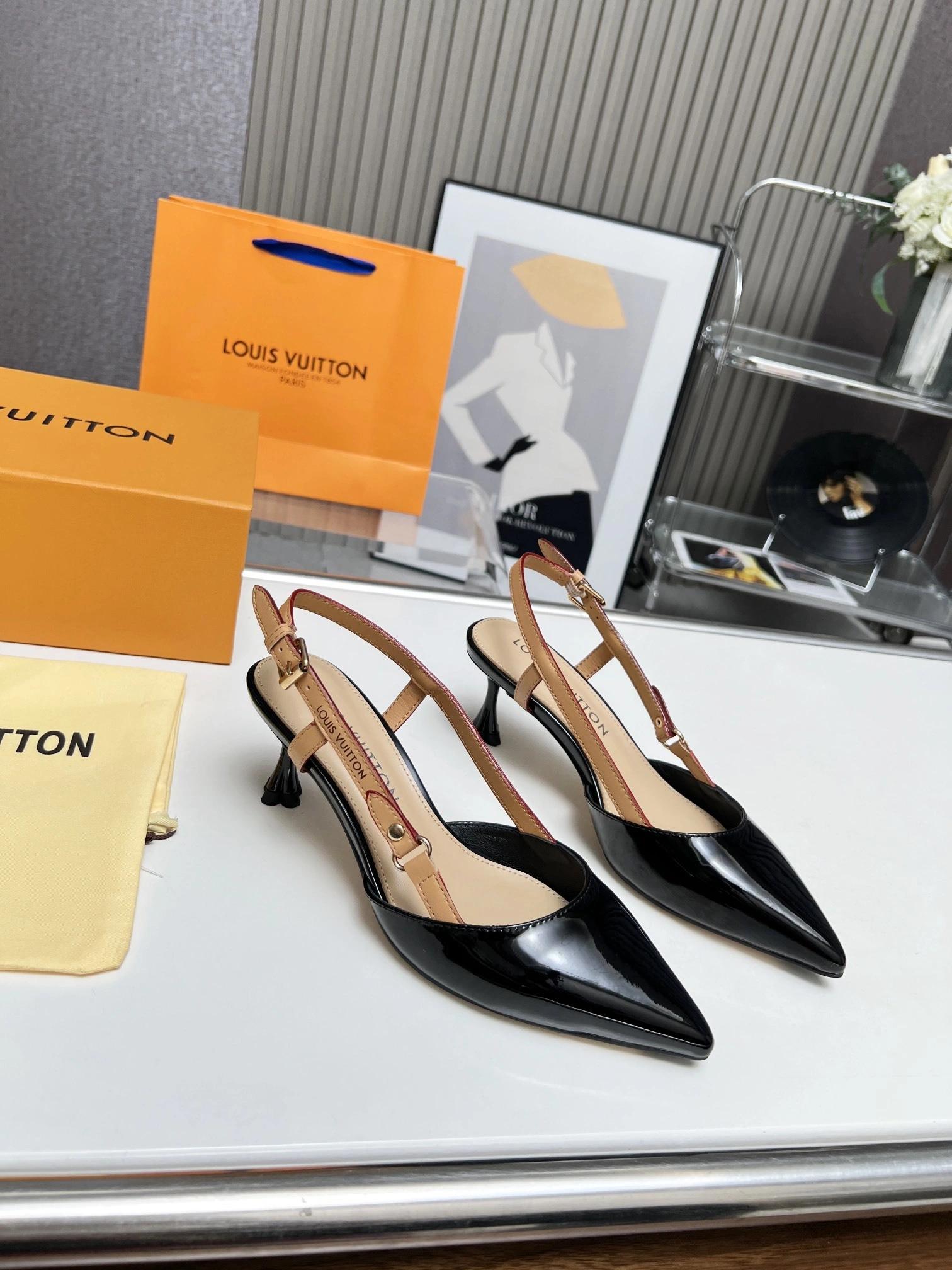 COCO-- 8V 1ACBIX cowhide Heel height：5.5CM item:D-X000I0353